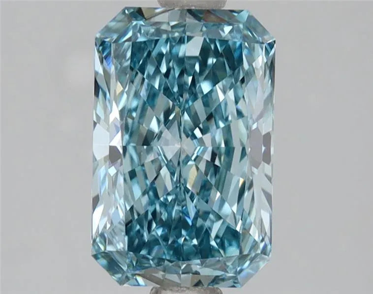 1.55ct Radiant Lab Grown Diamond (Colour Fancy Vivid Blue, Clarity VS1, IGI Certified)