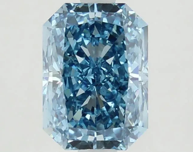 1.55ct Radiant Lab Grown Diamond (Colour Fancy Vivid Blue, Clarity VS1, IGI Certified)