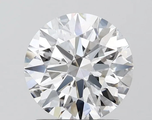 1.55ct Round Lab Grown Diamond (Colour D, Clarity IF, Cut ID, IGI Certified)