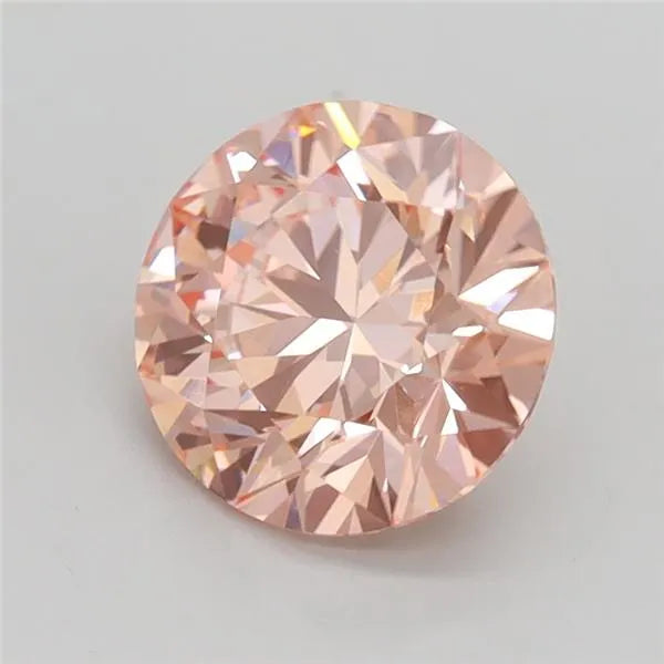 1.55ct Round Lab Grown Diamond (Colour Fancy Intense Pink, Clarity VS1, Cut ID, IGI Certified)