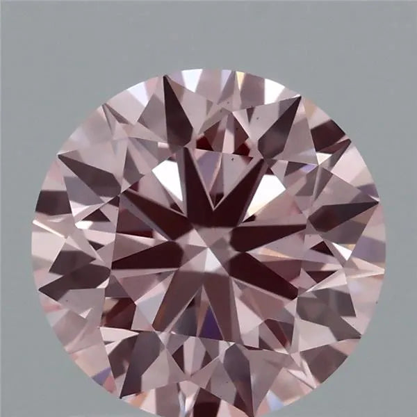 1.55ct Round Lab Grown Diamond (Colour Fancy Intense Pink, Clarity VS1, Cut ID, IGI Certified)