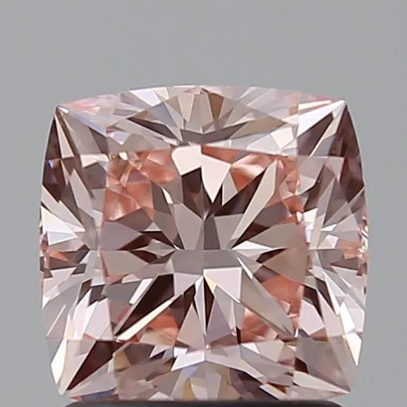 1.56ct Cushion brilliant Lab Grown Diamond (Colour Fancy Intense Pink, Clarity VVS2, IGI Certified)