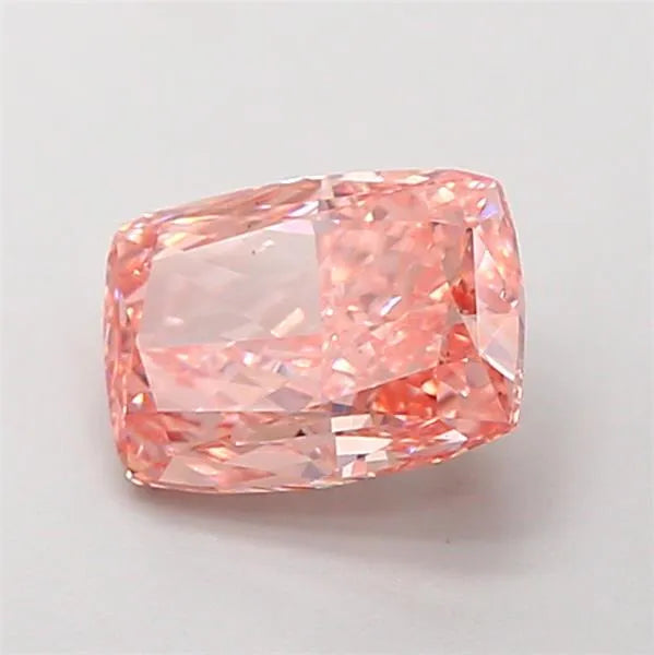1.56ct Cushion modified Lab Grown Diamond (Colour Fancy Intense Brownish Pink, Clarity VS1, IGI Certified)