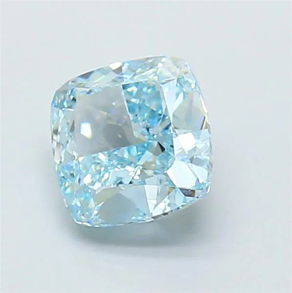 1.56ct Cushion modified Lab Grown Diamond (Colour Fancy Vivid Blue, Clarity VVS1, IGI Certified)