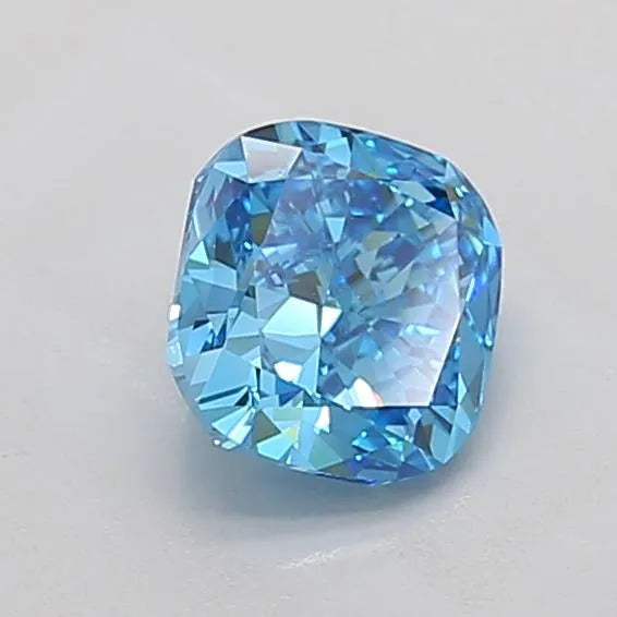 1.56ct Cushion modified Lab Grown Diamond (Colour Fancy Vivid Blue, Clarity VVS2, IGI Certified)