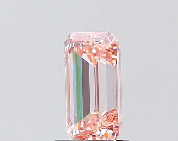 1.56ct Emerald Lab Grown Diamond (Colour Fancy Intense Pink, Clarity VS1, IGI Certified)