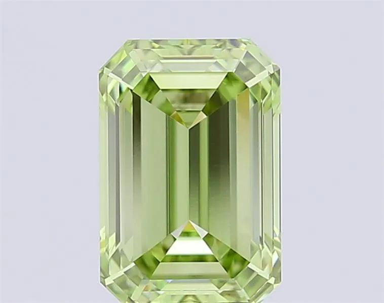 1.56ct Emerald Lab Grown Diamond (Colour Fancy Vivid Green, Clarity VVS2, IGI Certified)