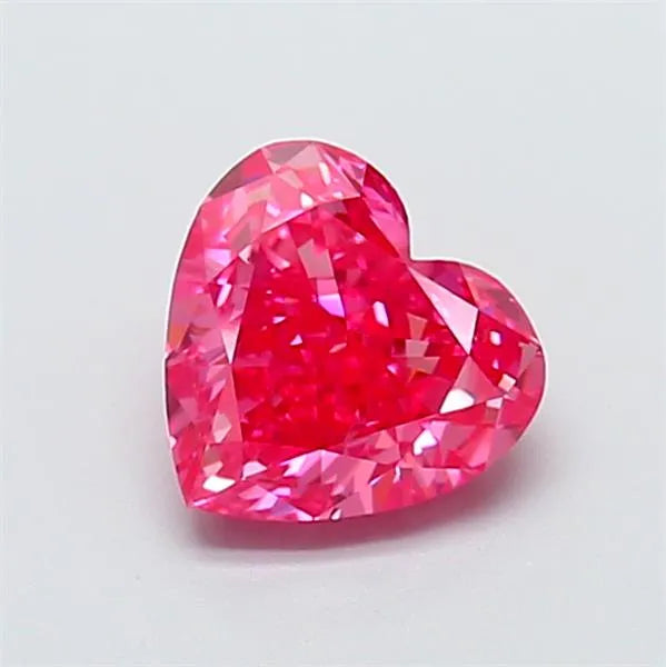 1.56ct Heart Lab Grown Diamond (Colour Fancy Vivid Pink, Clarity VS1, IGI Certified)