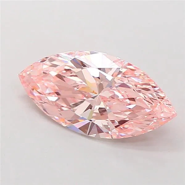 1.56ct Marquise Lab Grown Diamond (Colour Fancy Vivid Pink, Clarity VVS2, IGI Certified)