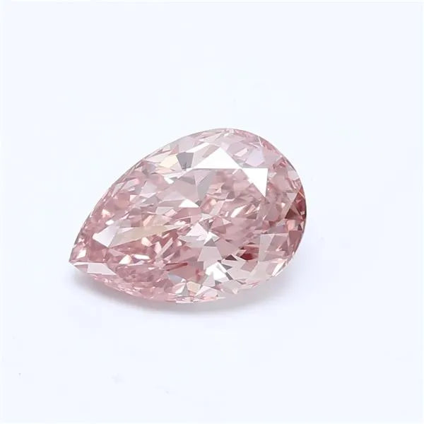 1.56ct Pear Lab Grown Diamond (Colour Fancy Vivid Pink, Clarity VS1, IGI Certified)