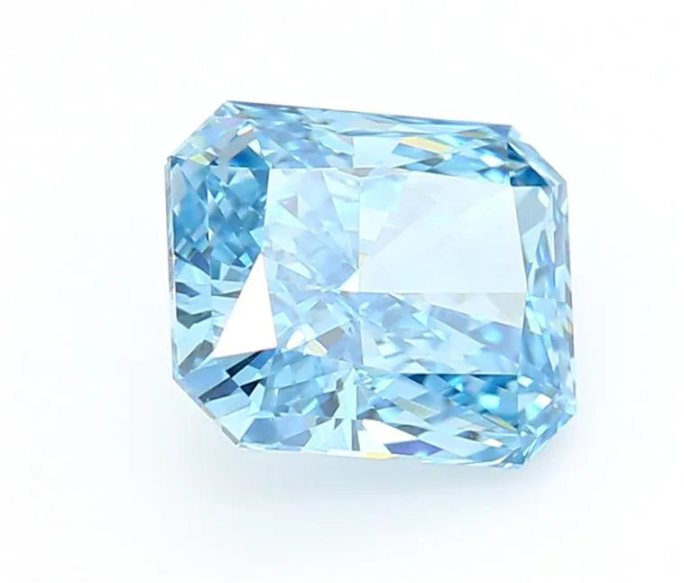 1.56ct Radiant Lab Grown Diamond (Colour Fancy Vivid Blue, Clarity VVS2, IGI Certified)