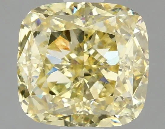 1.57ct Cushion modified Lab Grown Diamond (Colour Fancy Intense Yellow, Clarity VVS2, IGI Certified)