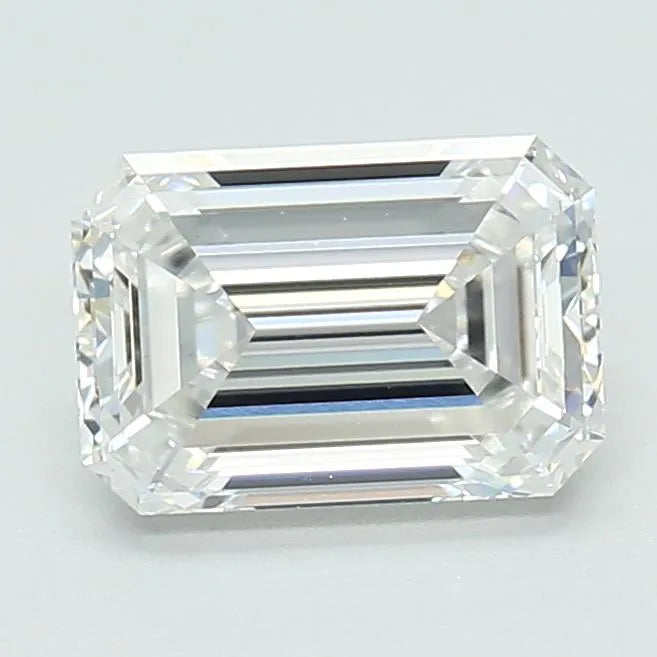 1.57ct Emerald Lab Grown Diamond (Colour D, Clarity VVS2, IGI Certified)