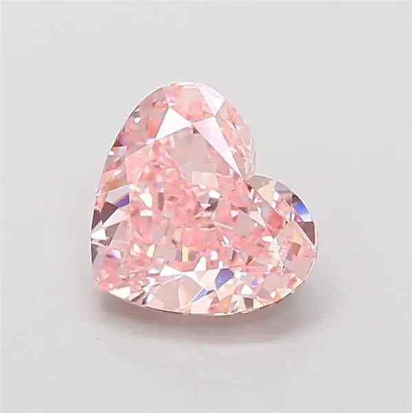 1.57ct Heart Lab Grown Diamond (Colour Fancy Intense Pink, Clarity VVS2, IGI Certified)