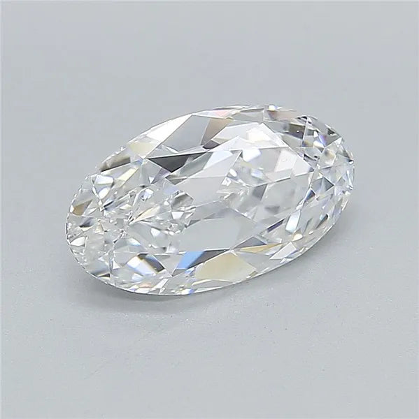 1.57ct Oval Lab Grown Diamond (Colour D, Clarity VVS2, IGI Certified)
