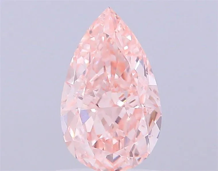 1.57ct Pear Lab Grown Diamond (Colour Fancy Intense Brownish Pink, Clarity VS2, IGI Certified)