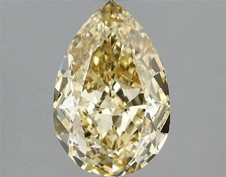 1.57ct Pear Lab Grown Diamond (Colour Fancy Intense Yellow, Clarity VS1, IGI Certified)