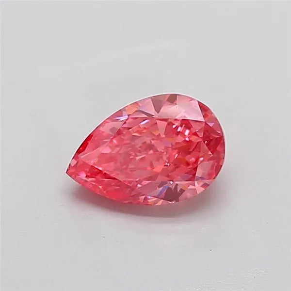 1.57ct Pear Lab Grown Diamond (Colour Fancy Vivid Pink, Clarity VVS2, IGI Certified)