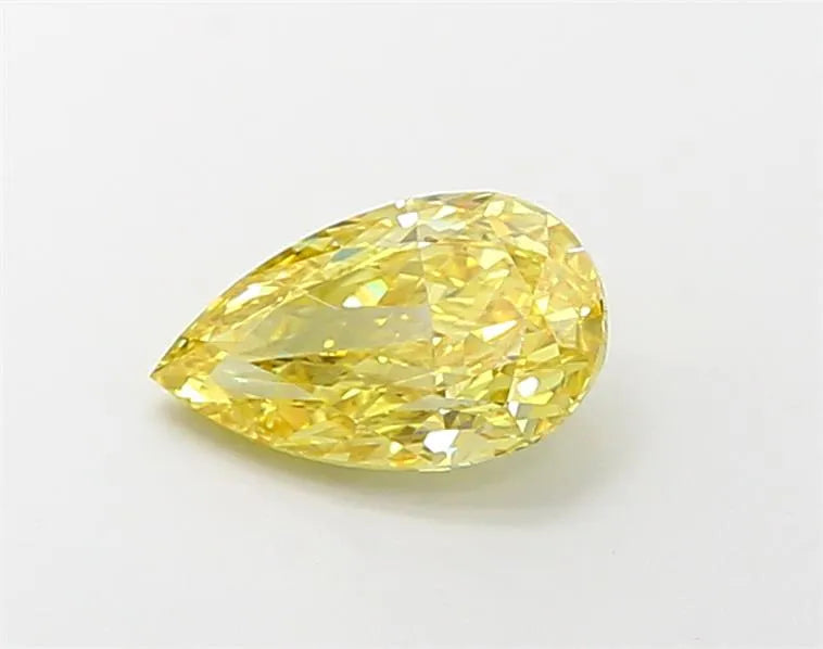 1.57ct Pear Lab Grown Diamond (Colour Fancy Vivid Yellow, Clarity SI2, IGI Certified)