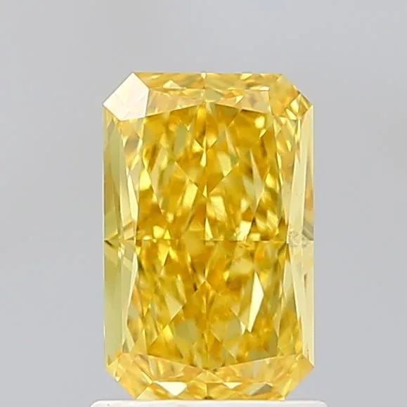 1.57ct Radiant Lab Grown Diamond (Colour Fancy Vivid Yellow, Clarity VS1, IGI Certified)