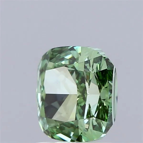 1.58ct Cushion modified Lab Grown Diamond (Colour Fancy Vivid Green, Clarity VS1, IGI Certified)