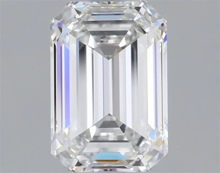 1.58ct Emerald Lab Grown Diamond (Colour E, Clarity IF, IGI Certified)