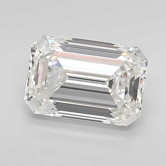 1.58ct Emerald Lab Grown Diamond (Colour E, Clarity VVS1, Cut EX, IGI Certified)