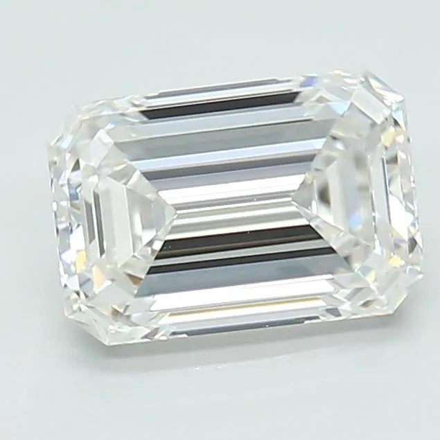1.58ct Emerald Lab Grown Diamond (Colour E, Clarity VVS1, IGI Certified)