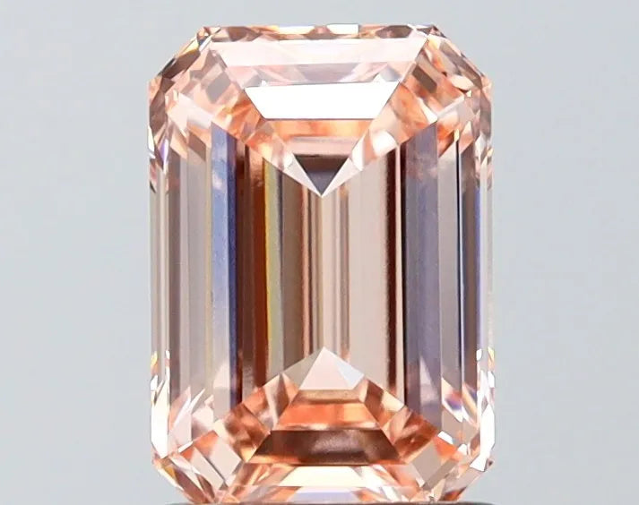 1.58ct Emerald Lab Grown Diamond (Colour Fancy Intense Pink, Clarity VVS2, IGI Certified)