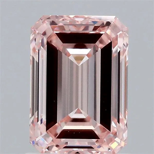 1.58ct Emerald Lab Grown Diamond (Colour Fancy Pink, Clarity VVS2, IGI Certified)
