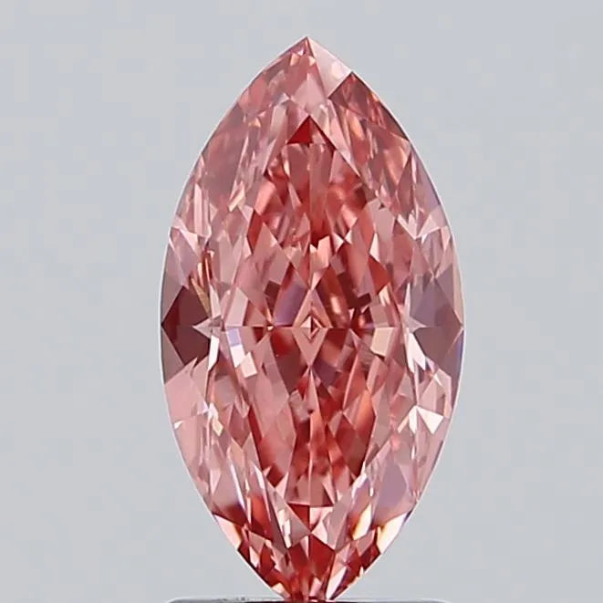 1.58ct Marquise Lab Grown Diamond (Colour Fancy Vivid Pink, Clarity VVS1, IGI Certified)