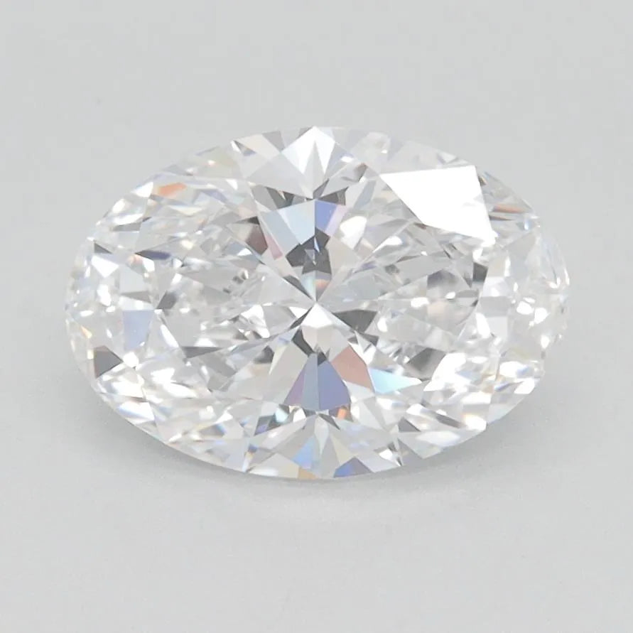 1.58ct Oval Lab Grown Diamond (Colour D, Clarity VVS2, IGI Certified)