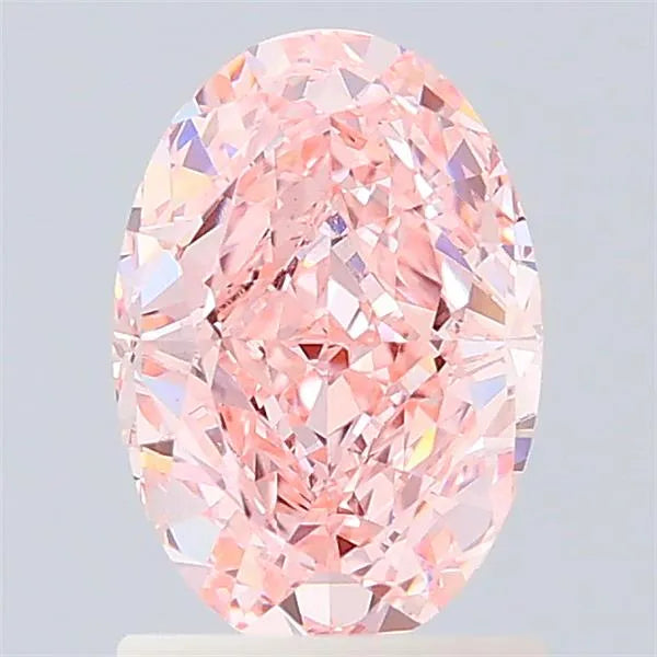 1.58ct Oval Lab Grown Diamond (Colour Fancy Intense Pink, Clarity VS1, IGI Certified)