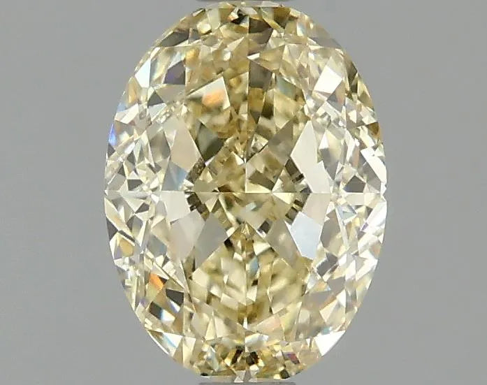 1.58ct Oval Lab Grown Diamond (Colour Fancy Intense Yellow, Clarity VVS2, IGI Certified)