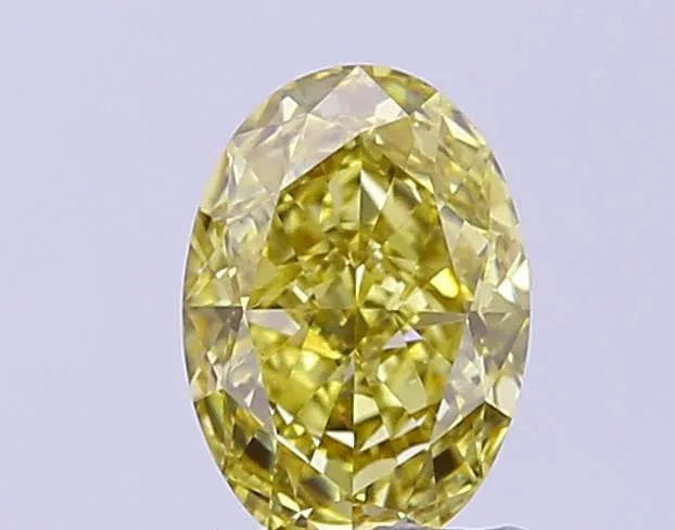 1.58ct Oval Lab Grown Diamond (Colour Fancy Intense Yellow, Clarity VVS2, IGI Certified)