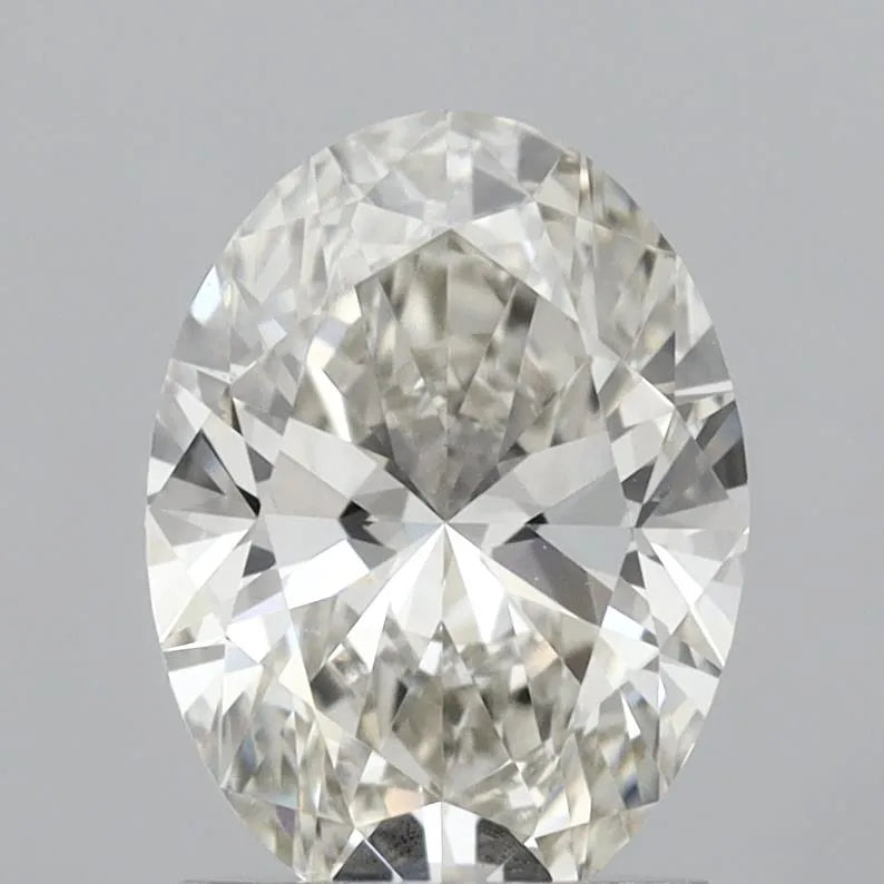 1.58ct Oval Lab Grown Diamond (Colour H, Clarity VVS2, IGI Certified)