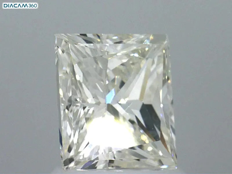 1.58ct Princess Natural Diamond (Colour K, Clarity VS1, GIA Certified)