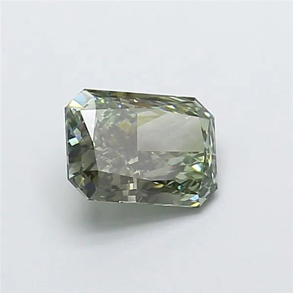 1.58ct Radiant Lab Grown Diamond (Colour Fancy Deep Green, Clarity VS1, IGI Certified)