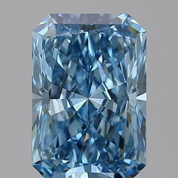 1.58ct Radiant Lab Grown Diamond (Colour Fancy Vivid Blue, Clarity VVS2, IGI Certified)