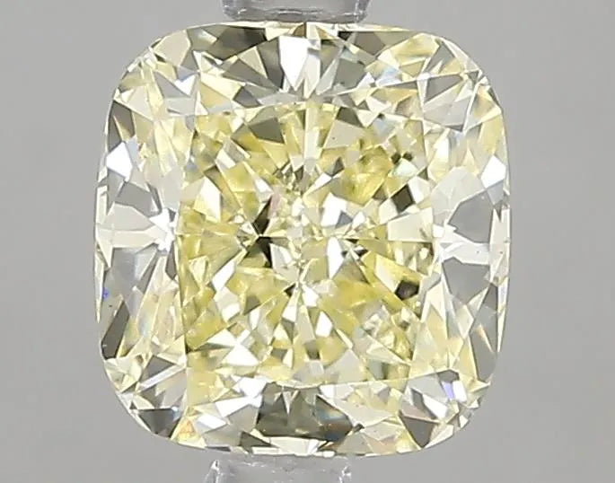 1.59ct Cushion modified Lab Grown Diamond (Colour Fancy Light Yellow, Clarity VS1, IGI Certified)
