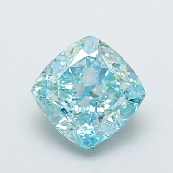 1.59ct Cushion modified Lab Grown Diamond (Colour Fancy Vivid Blue, Clarity VVS1, IGI Certified)