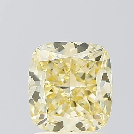 1.59ct Cushion modified Lab Grown Diamond (Colour Fancy Yellow, Clarity VS2, IGI Certified)