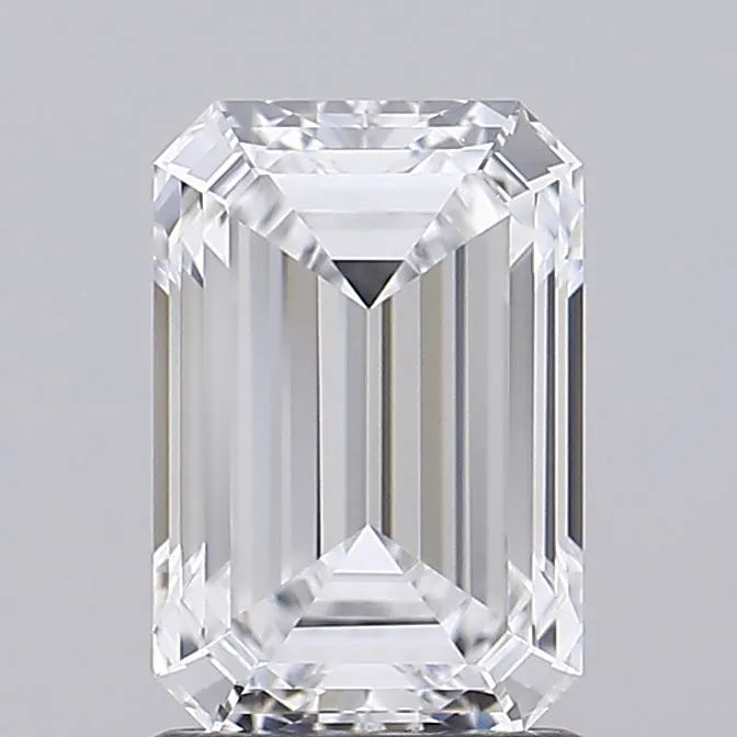 1.59ct Emerald Lab Grown Diamond (Colour D, Clarity IF, IGI Certified)