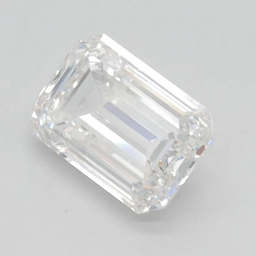 1.59ct Emerald Lab Grown Diamond (Colour G, Clarity VVS2, IGI Certified)