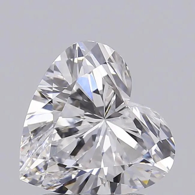 1.59ct Heart Lab Grown Diamond (Colour D, Clarity VVS2, IGI Certified)