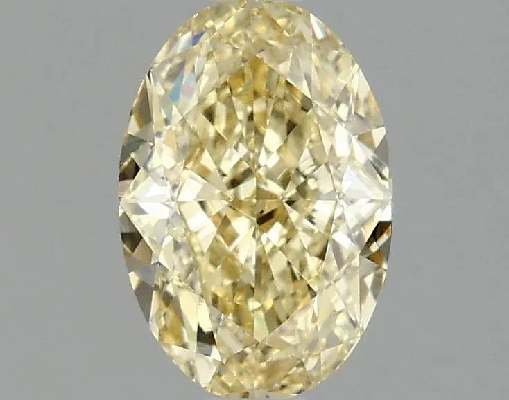 1.59ct Oval Lab Grown Diamond (Colour Fancy Intense Yellow, Clarity VS2, IGI Certified)