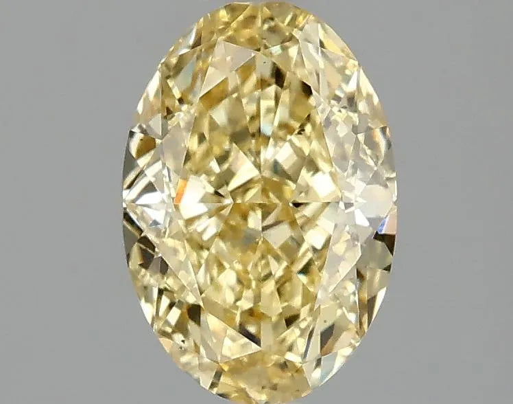 1.59ct Oval Lab Grown Diamond (Colour Fancy Intense Yellow, Clarity VS2, IGI Certified)