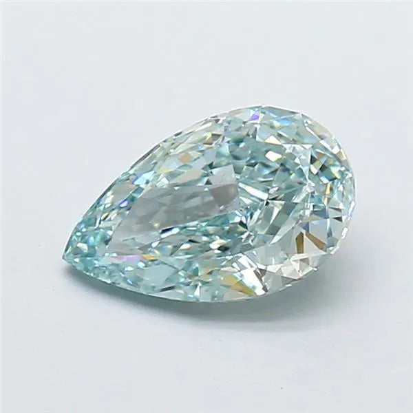 1.59ct Pear Lab Grown Diamond (Colour Fancy Intense Green, Clarity VS1, IGI Certified)
