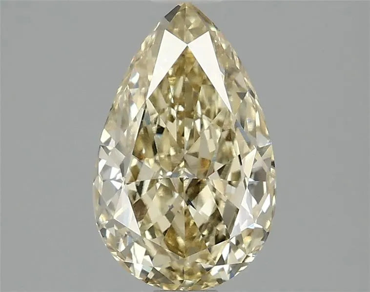 1.59ct Pear Lab Grown Diamond (Colour Fancy Yellow, Clarity VVS2, IGI Certified)