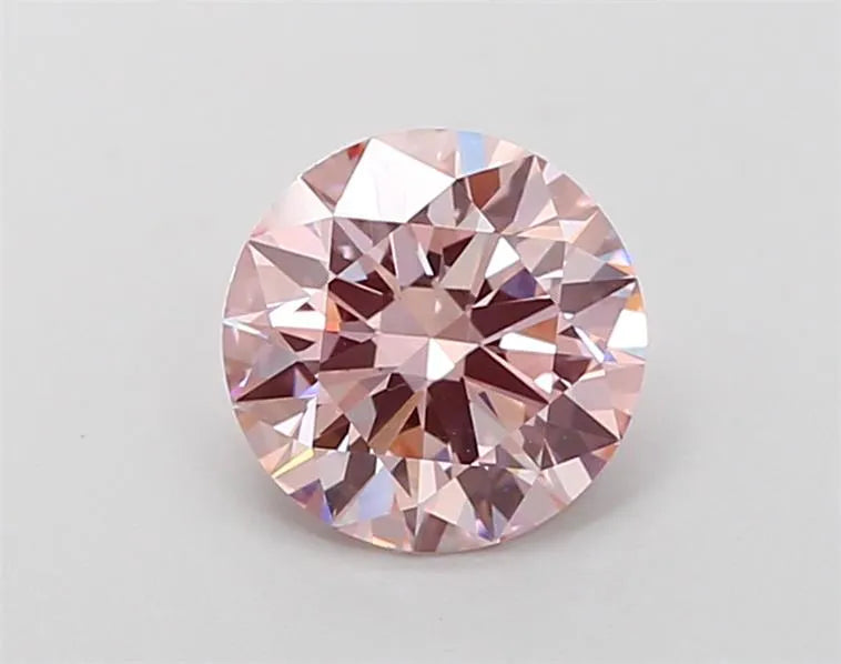 1.59ct Round Lab Grown Diamond (Colour Fancy Intense Pink, Clarity VS1, Cut ID, IGI Certified)
